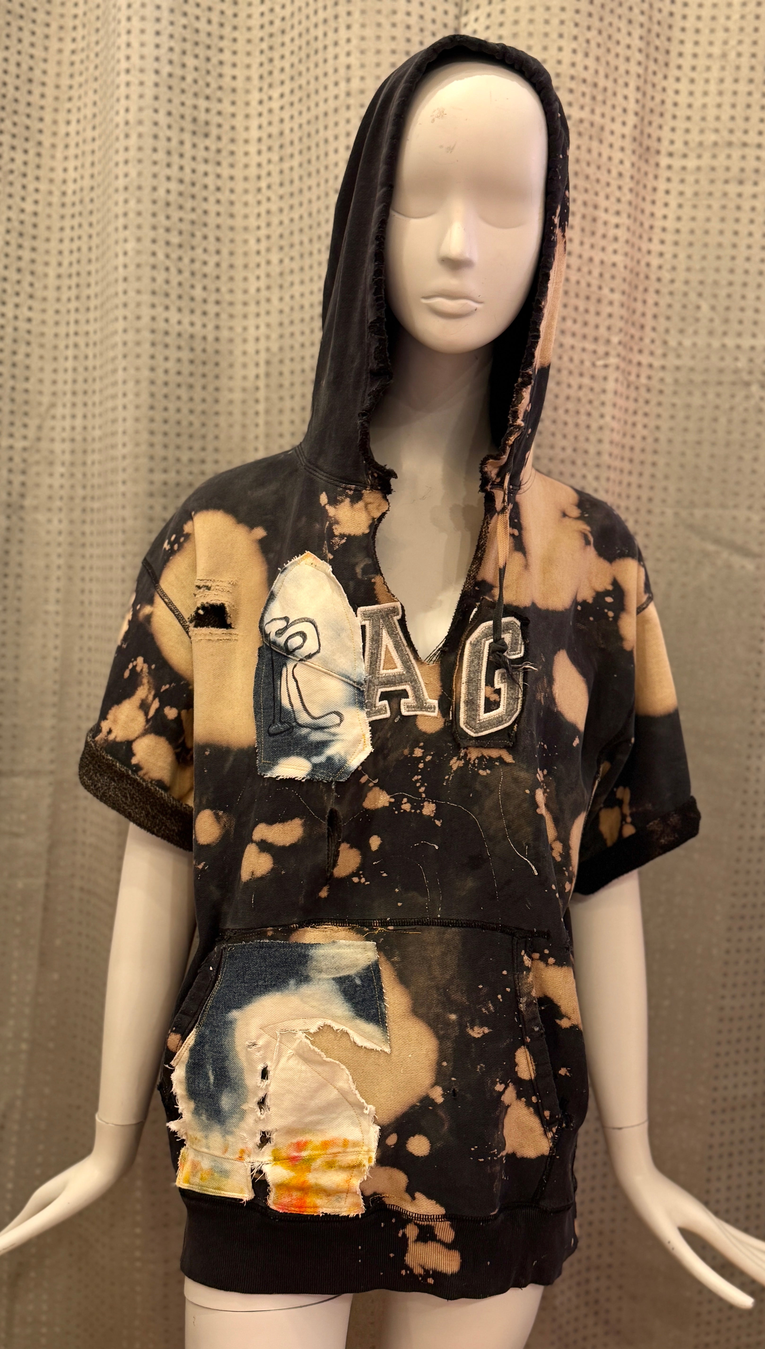 RAG Distressed Hoodie