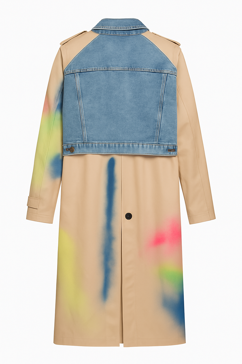 Graffiti Denim Drape