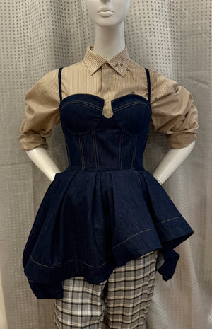 Pepluxe Denim top