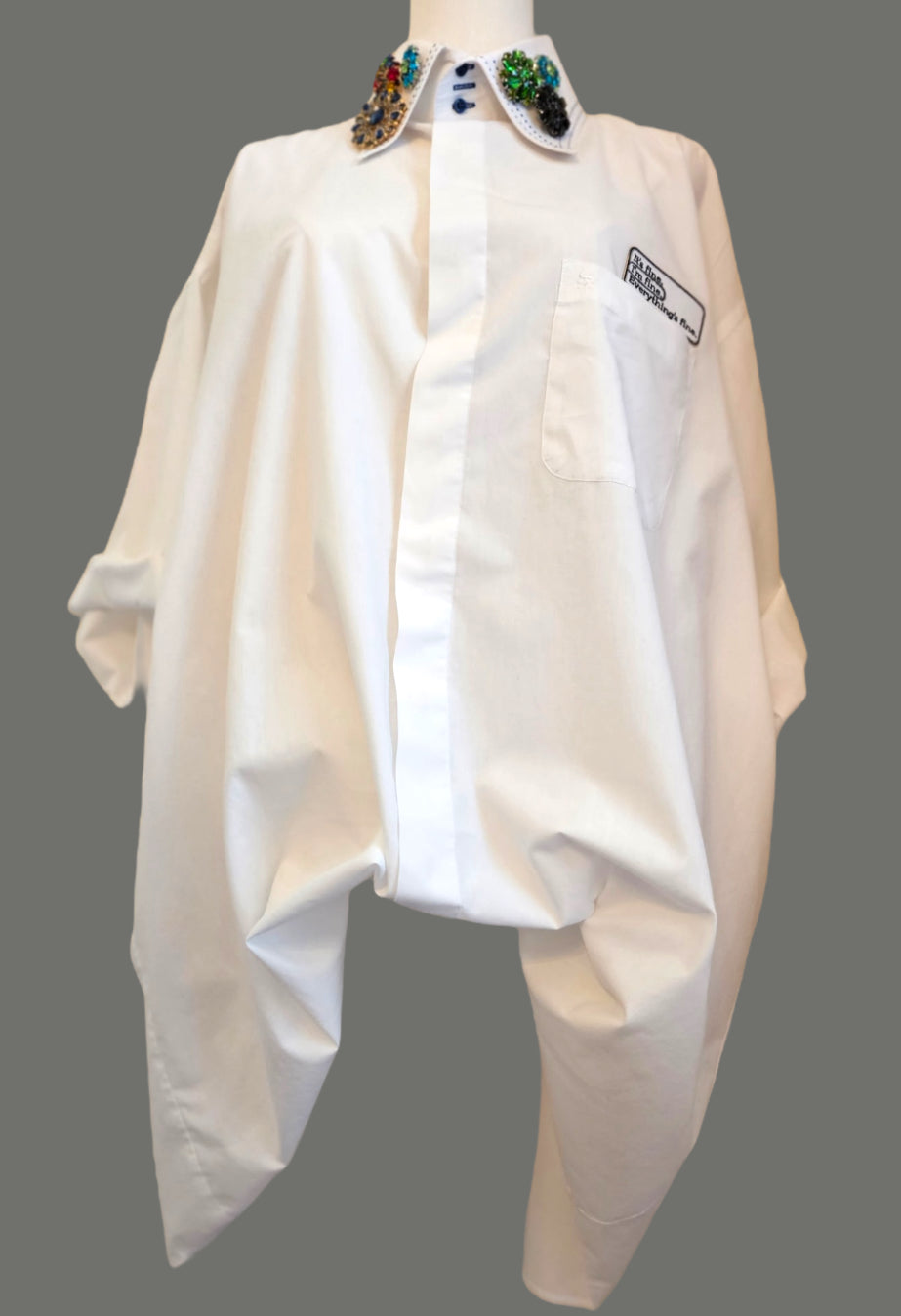 Custom Everything’s Fine Button Up