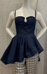 Pepluxe Denim top
