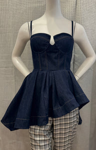 Pepluxe Denim top