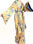 Gilded Florals Kimono/Pant Set