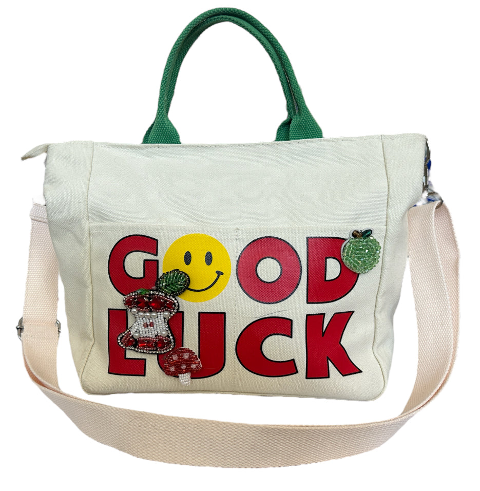 Good Luck Tote -Green