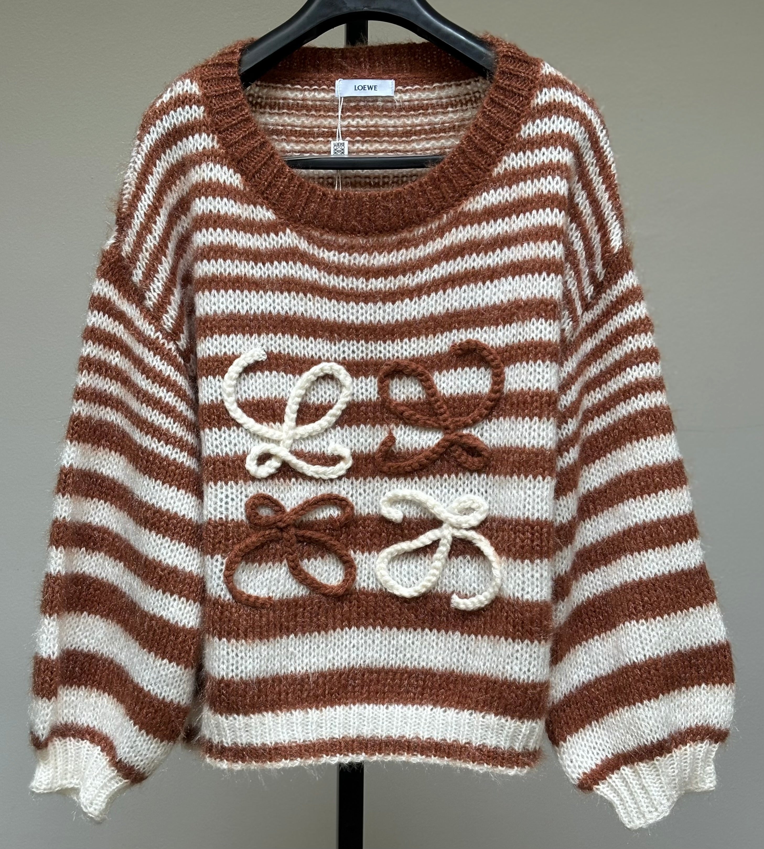 L& Stripe Cozy Pullover