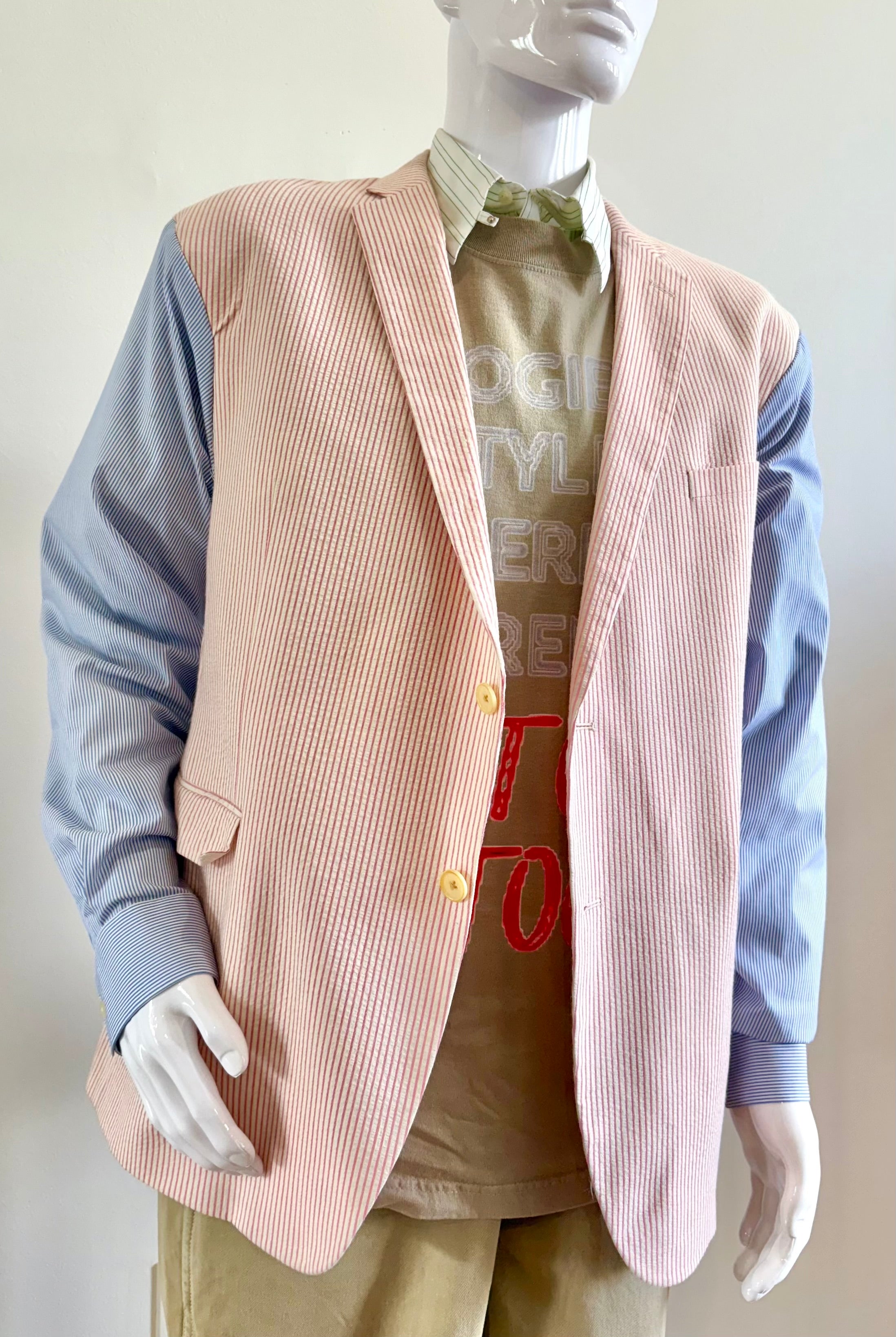 Blush Contrast Blazer