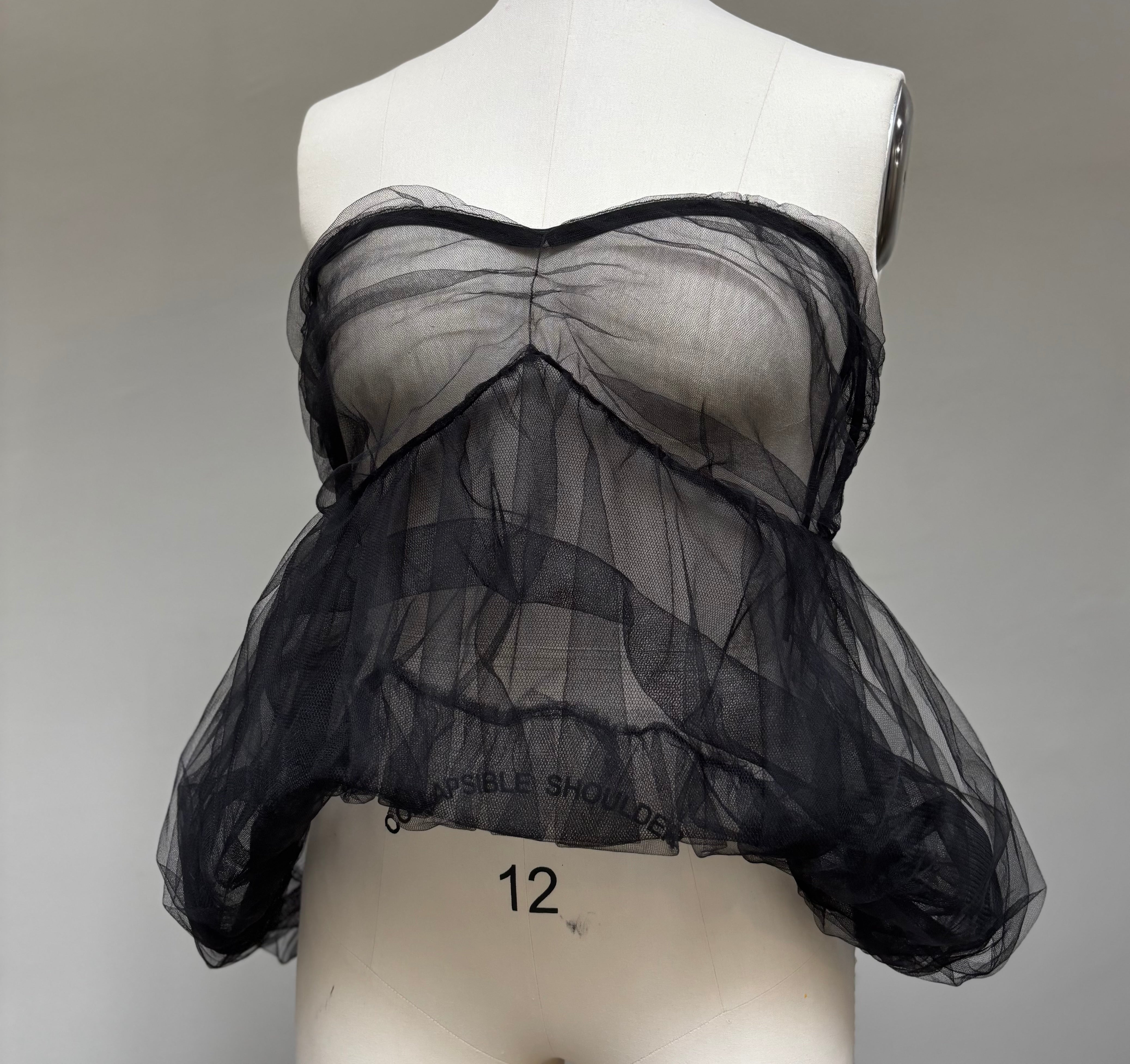 Licorice Cloud Bustier
