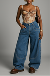 “Whispers in Bloom Mesh Corset”