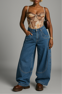 “Whispers in Bloom Mesh Corset”