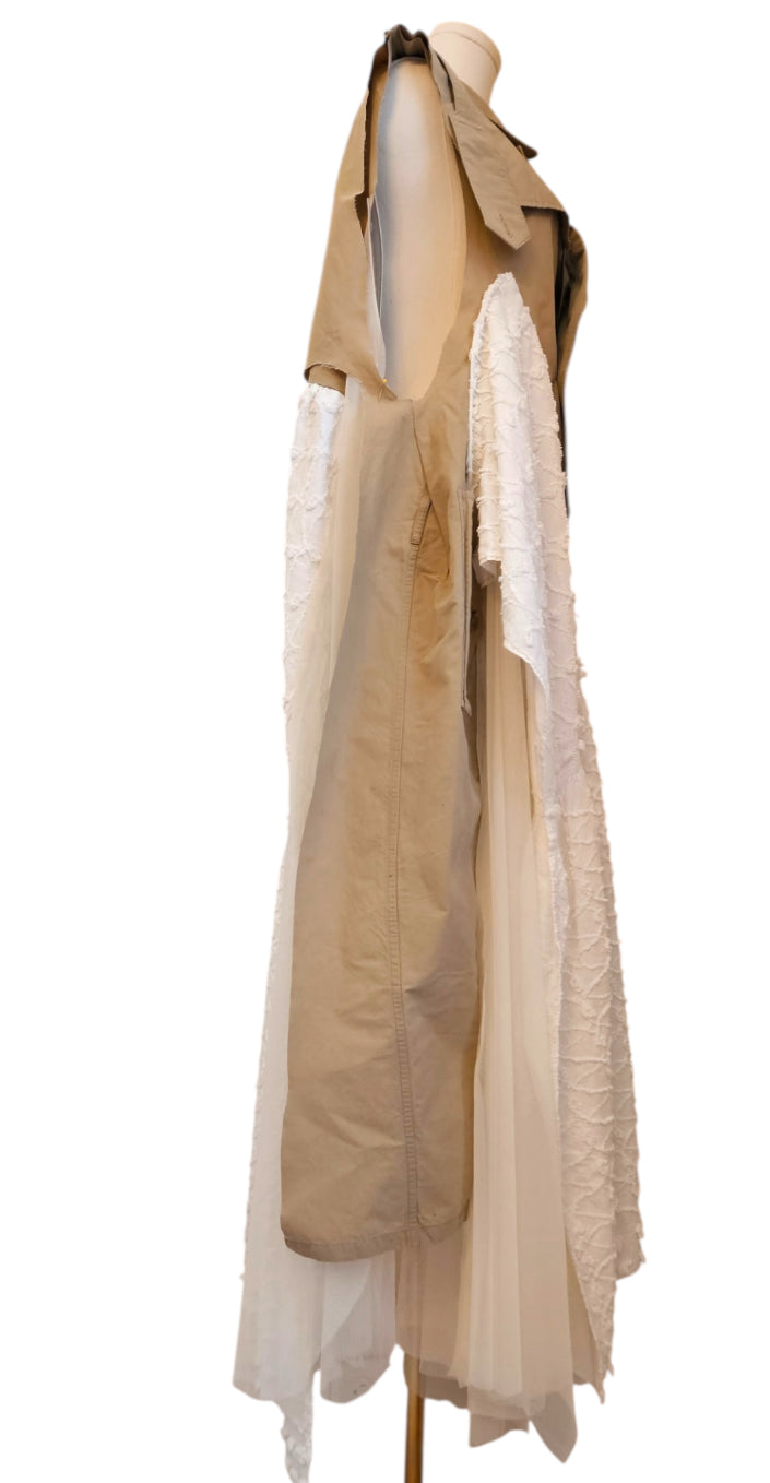 Custom Desert Bloom Trench Jacket