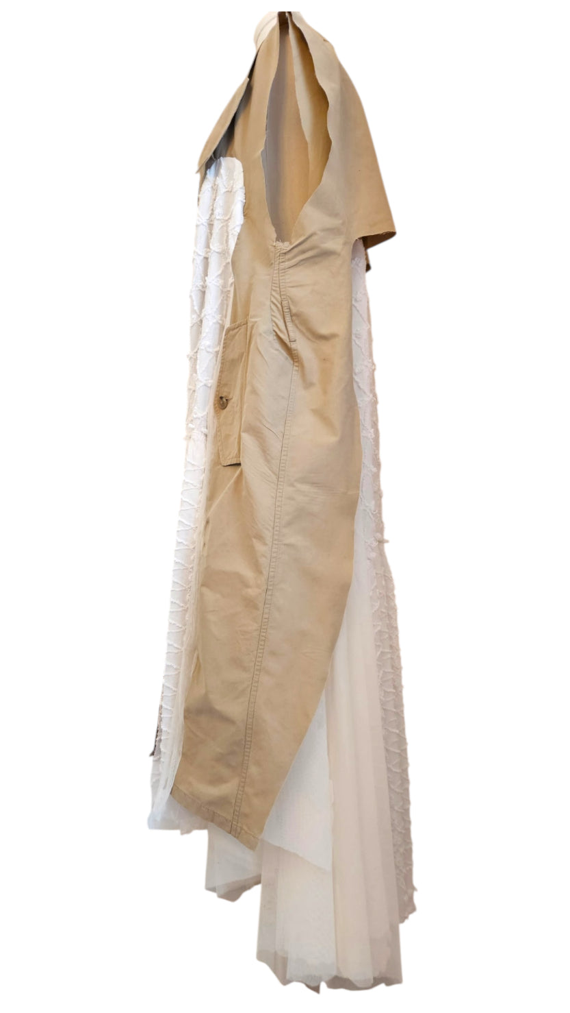 Custom Desert Bloom Trench Jacket