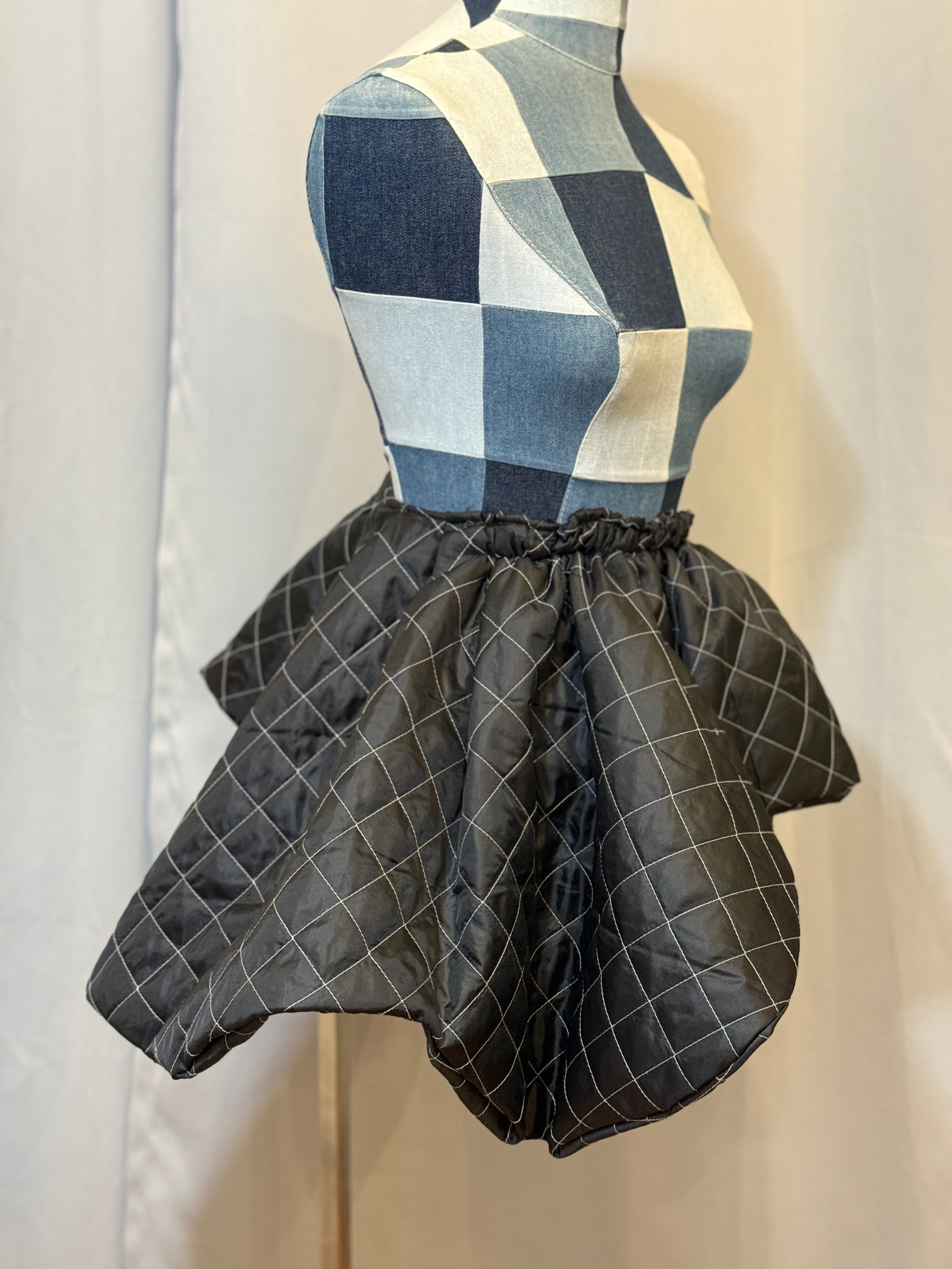 Misbehaving Quilted Peplum