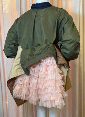 Custom Peek-a-Boo Bustle Bomber