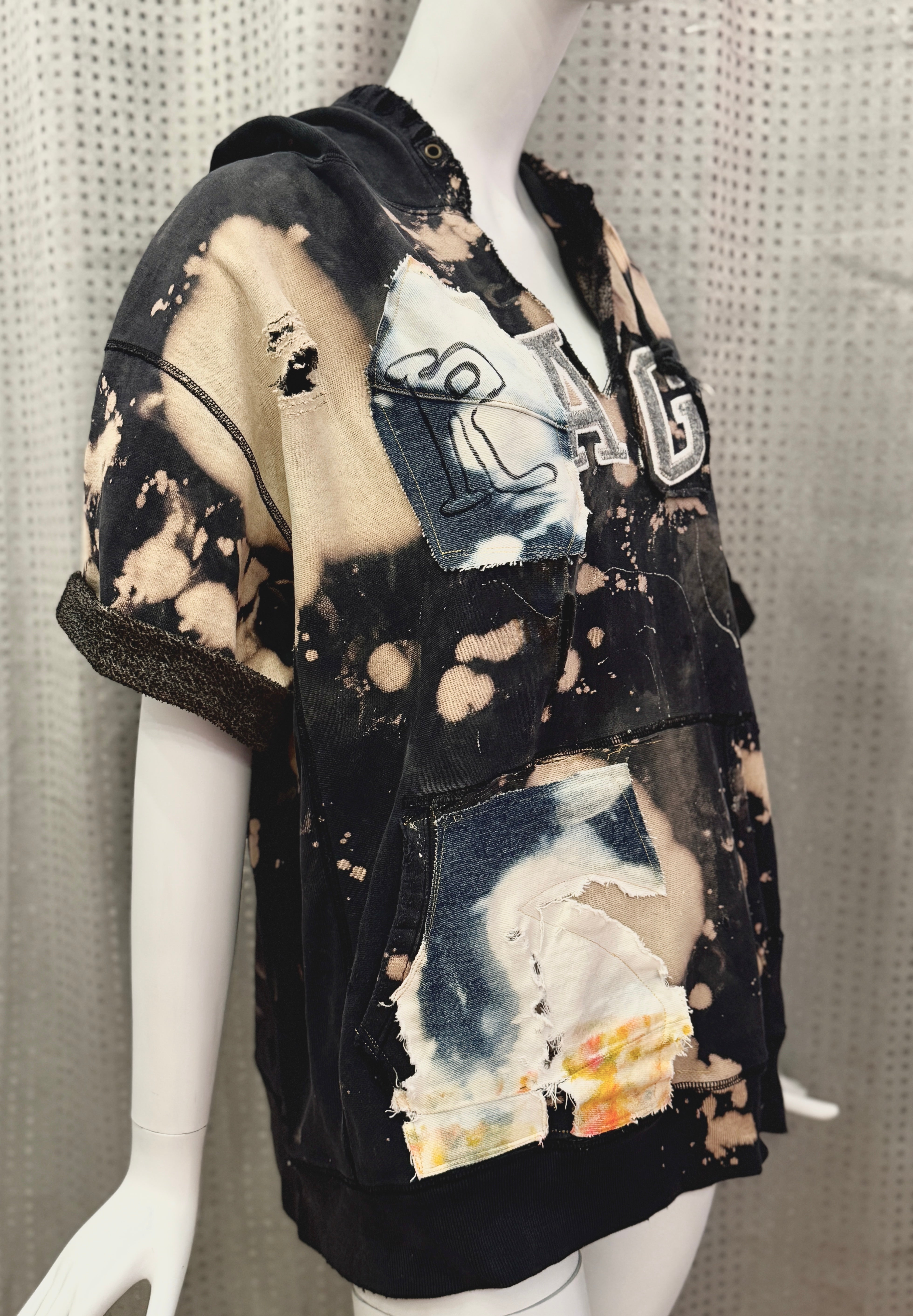 RAG Distressed Hoodie