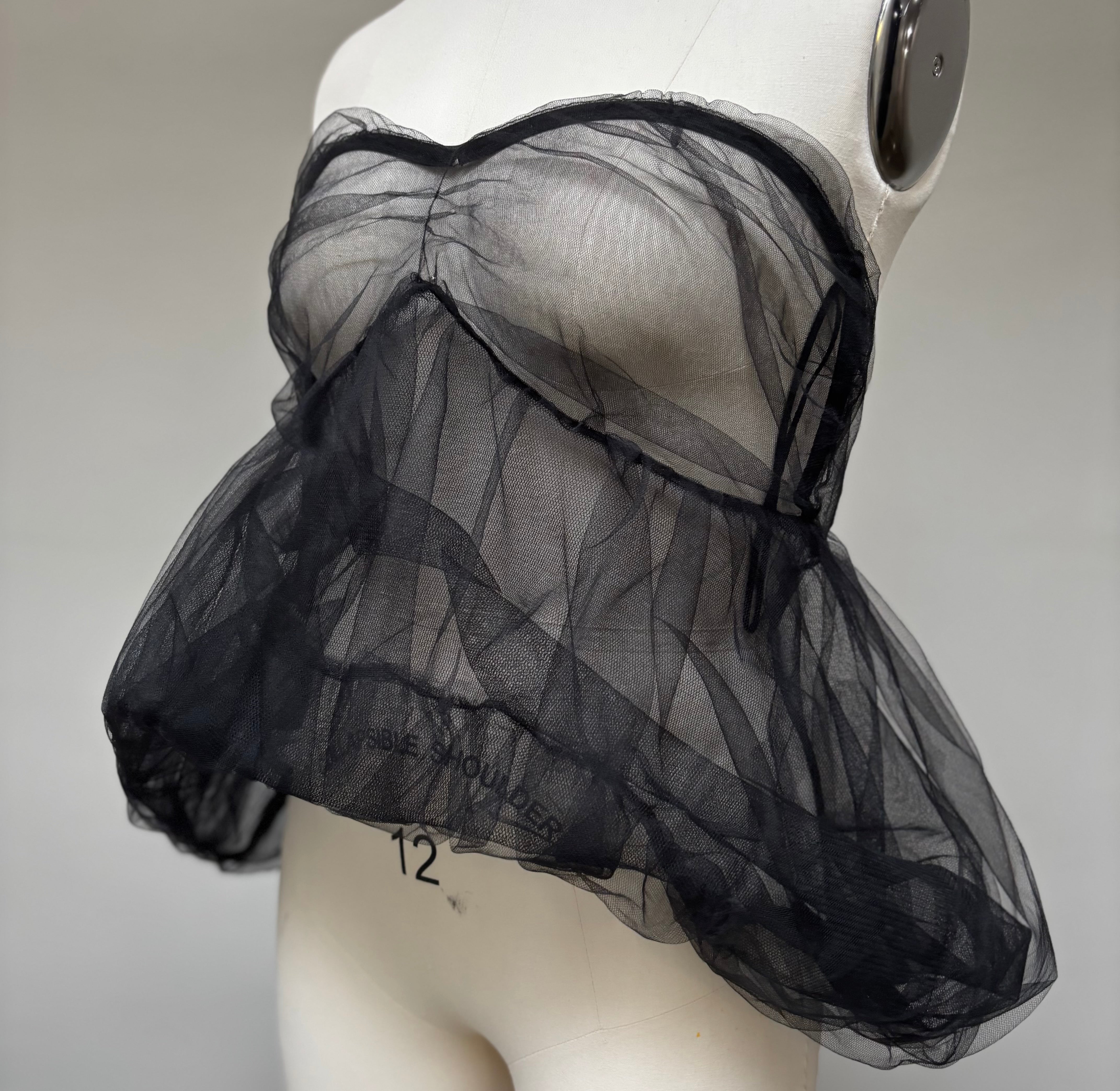 Licorice Cloud Bustier