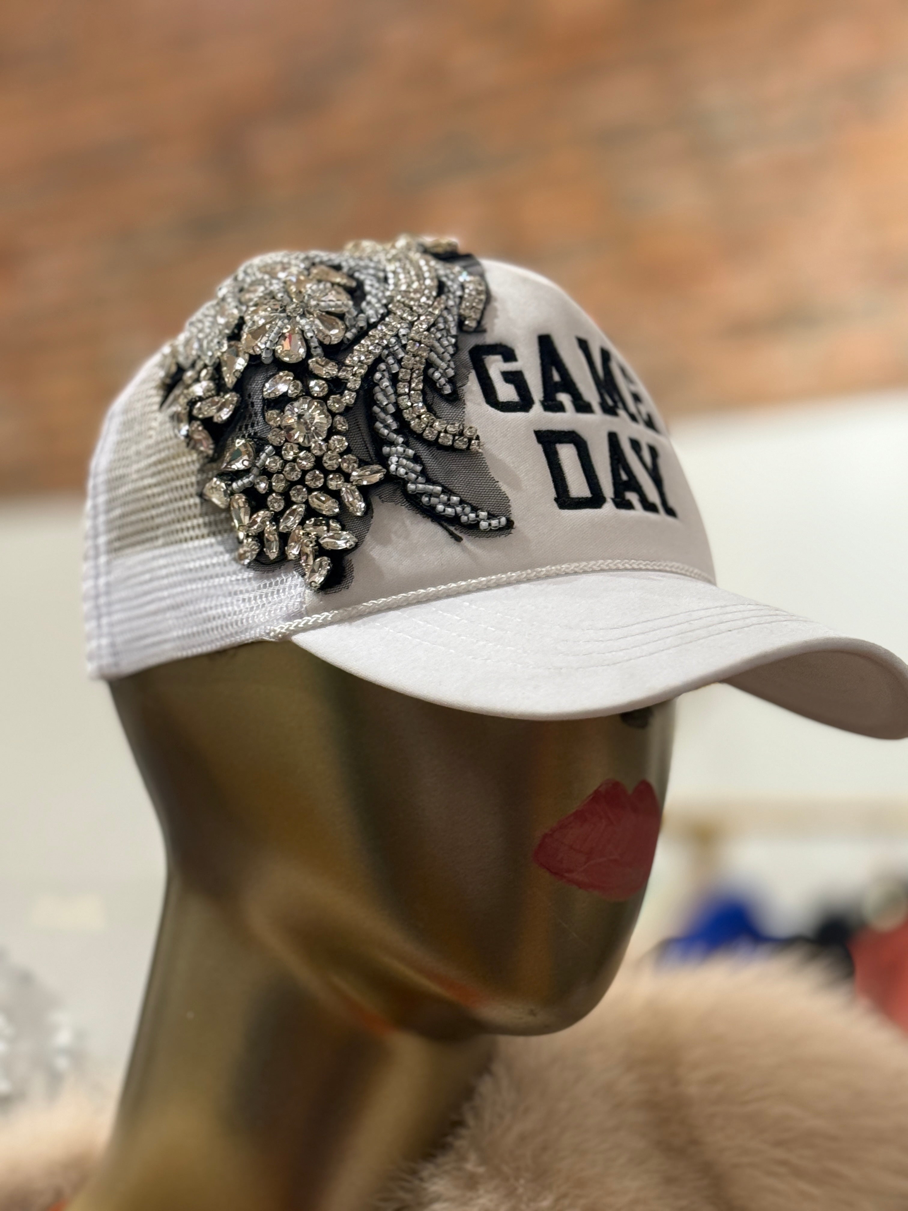 Doll on game day trucker