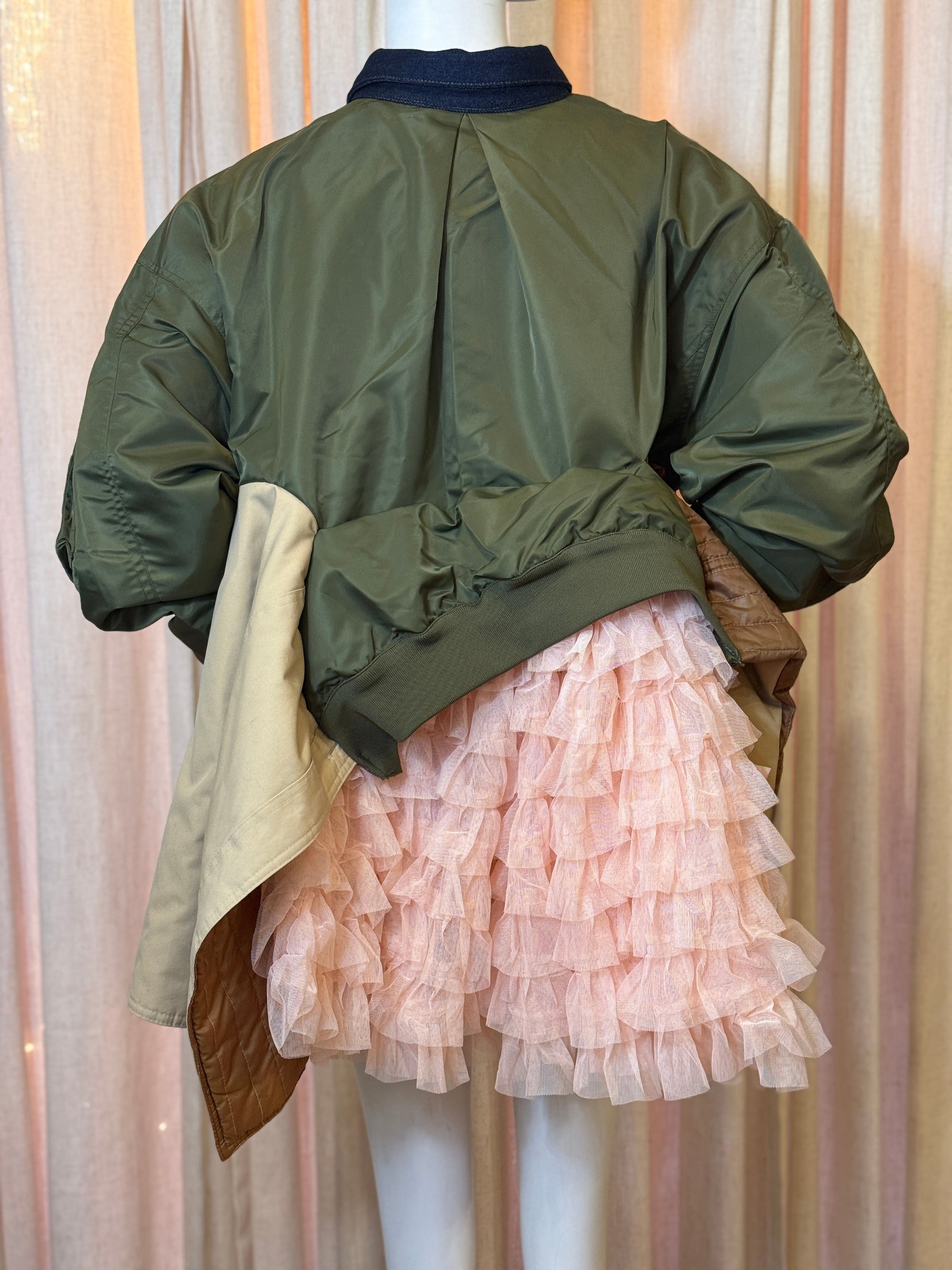 Custom Peek-a-Boo Bustle Bomber