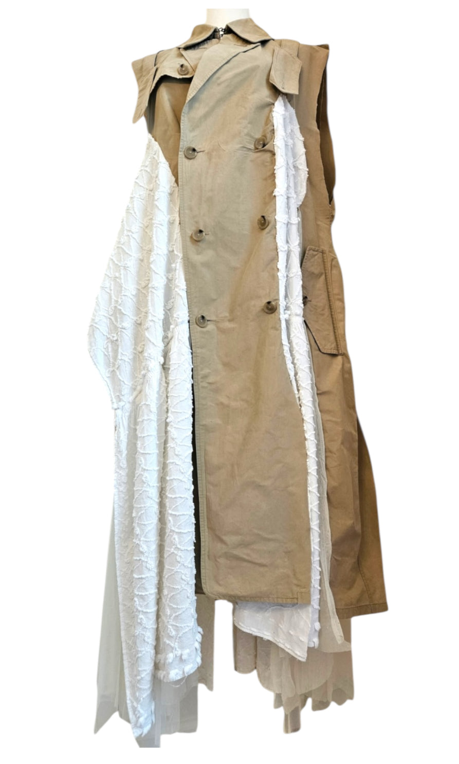 Custom Desert Bloom Trench Jacket