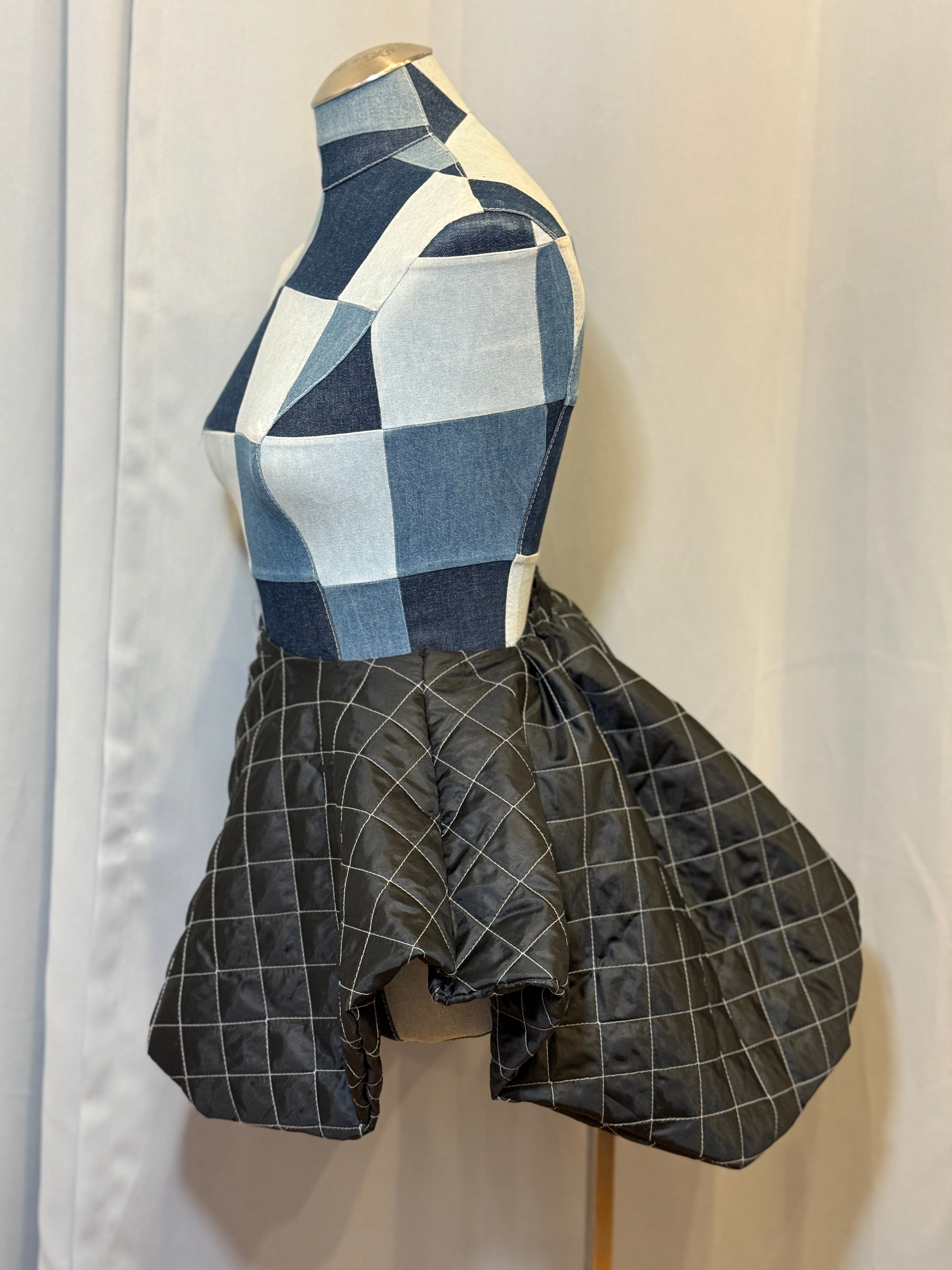 Misbehaving Quilted Peplum