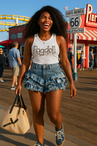 Custom Ruffled Up Shorts