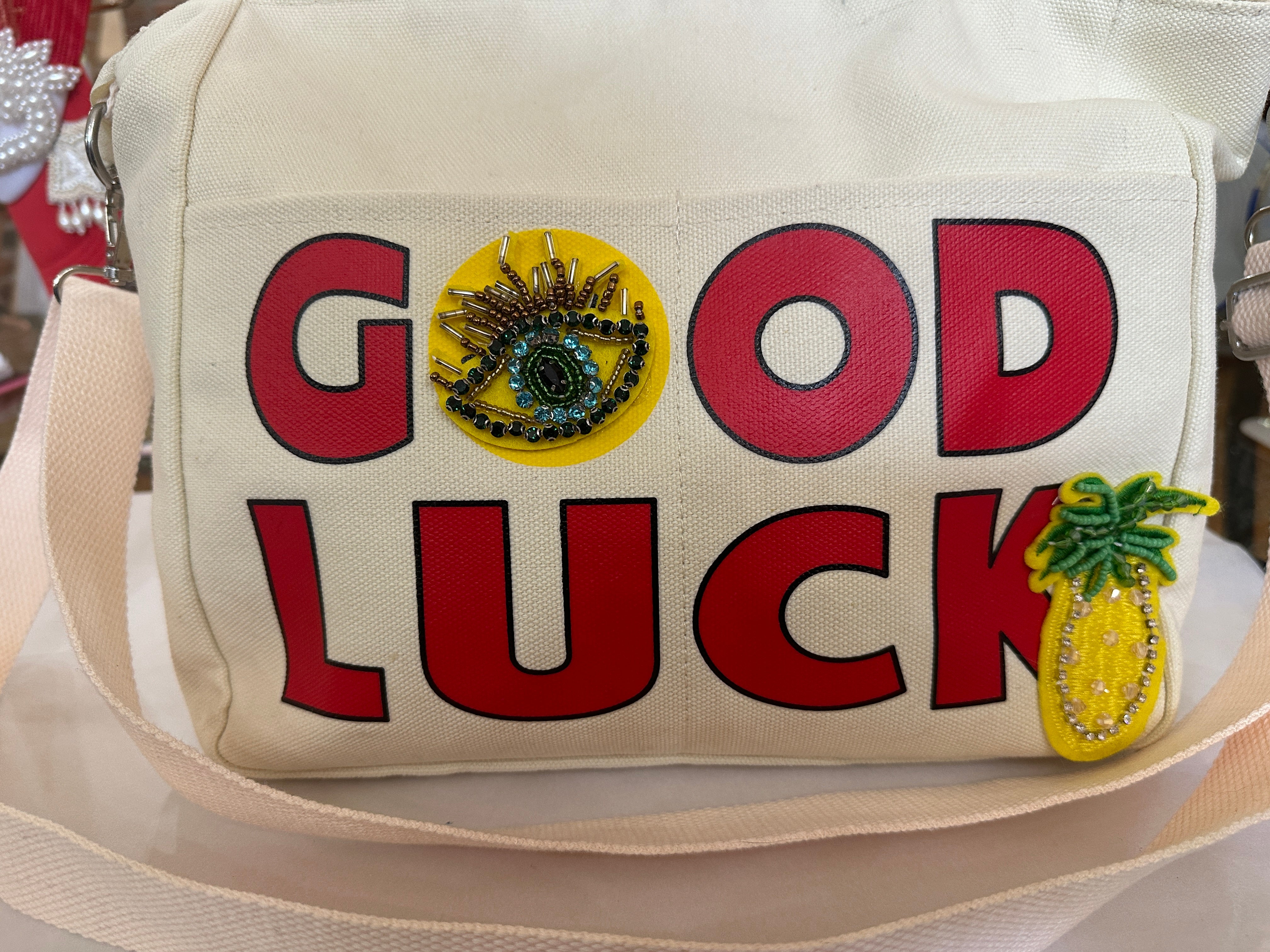 Good Luck Tote -Blue