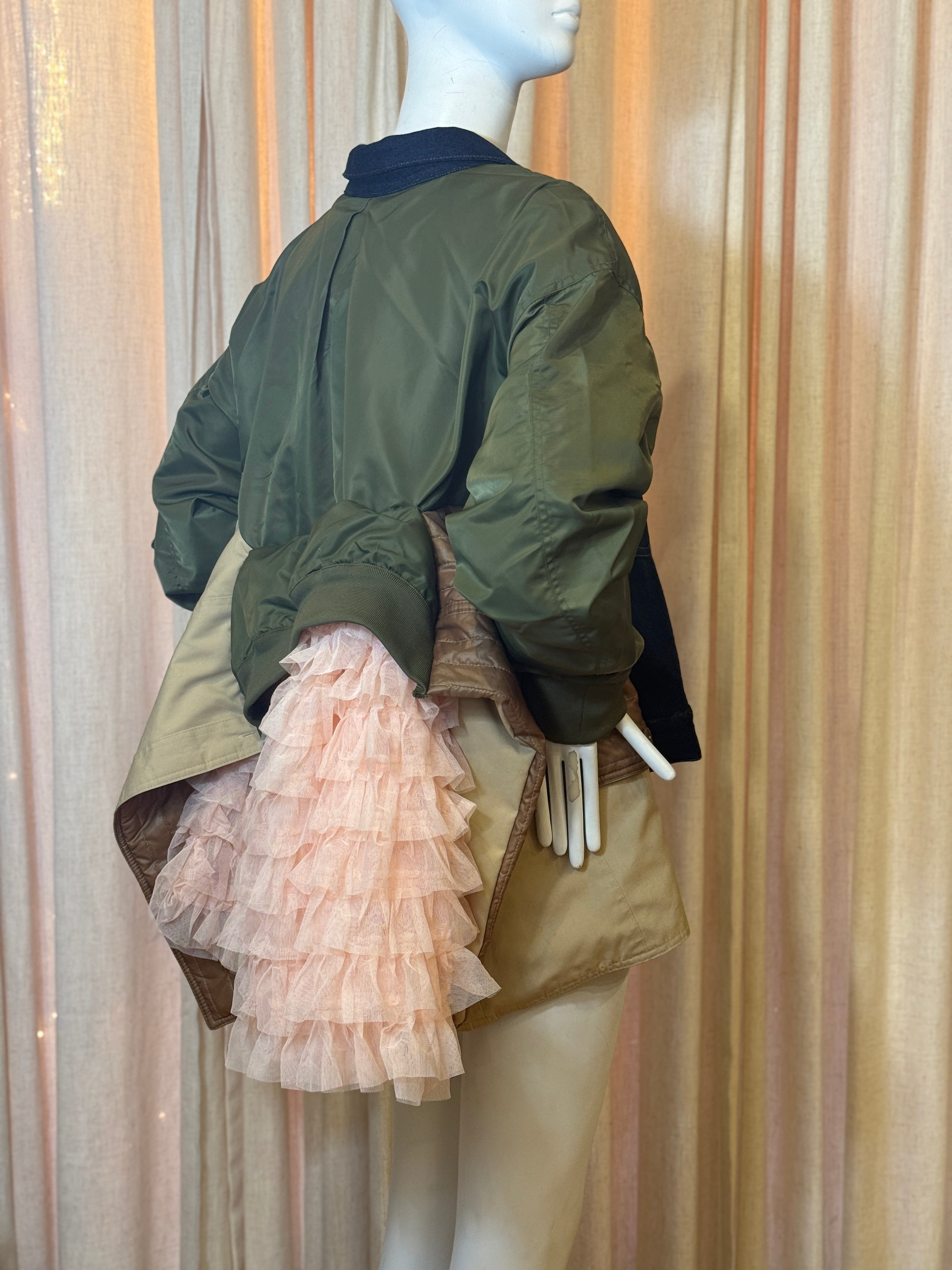 Custom Peek-a-Boo Bustle Bomber