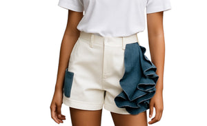 Ruffled intentions shorts