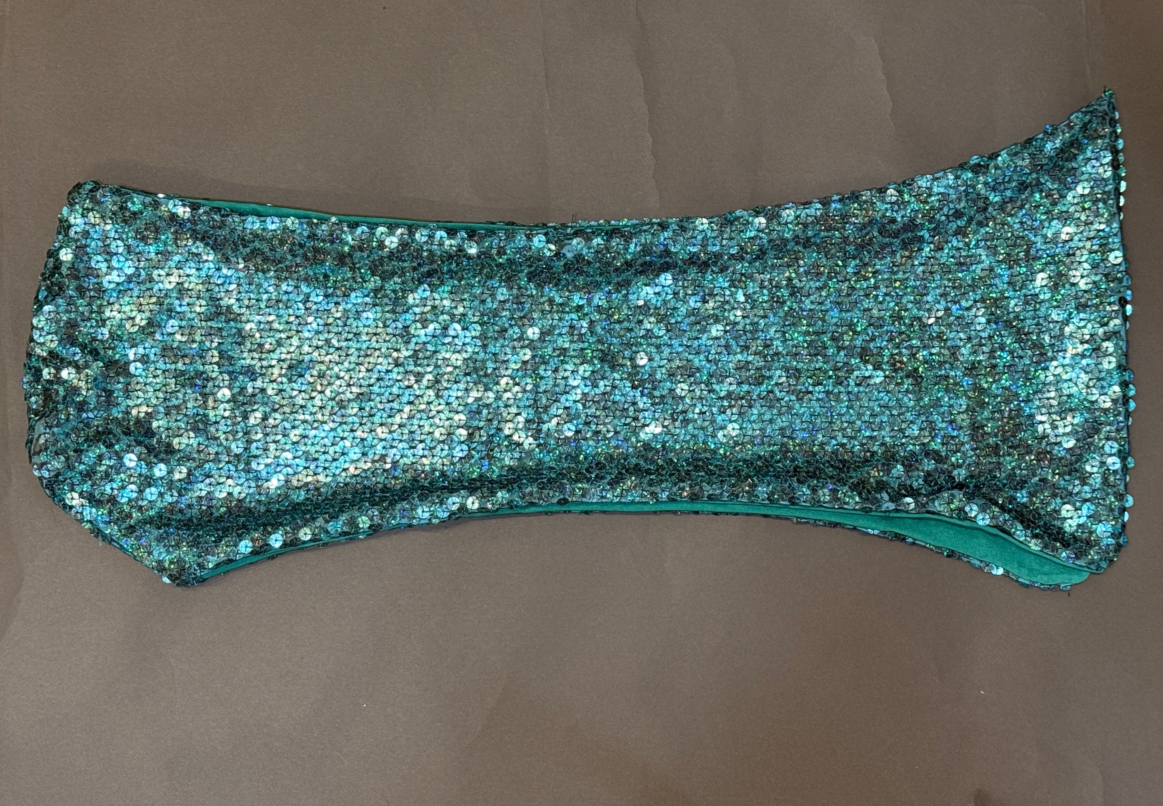 Azure Cougar Sequin Turban