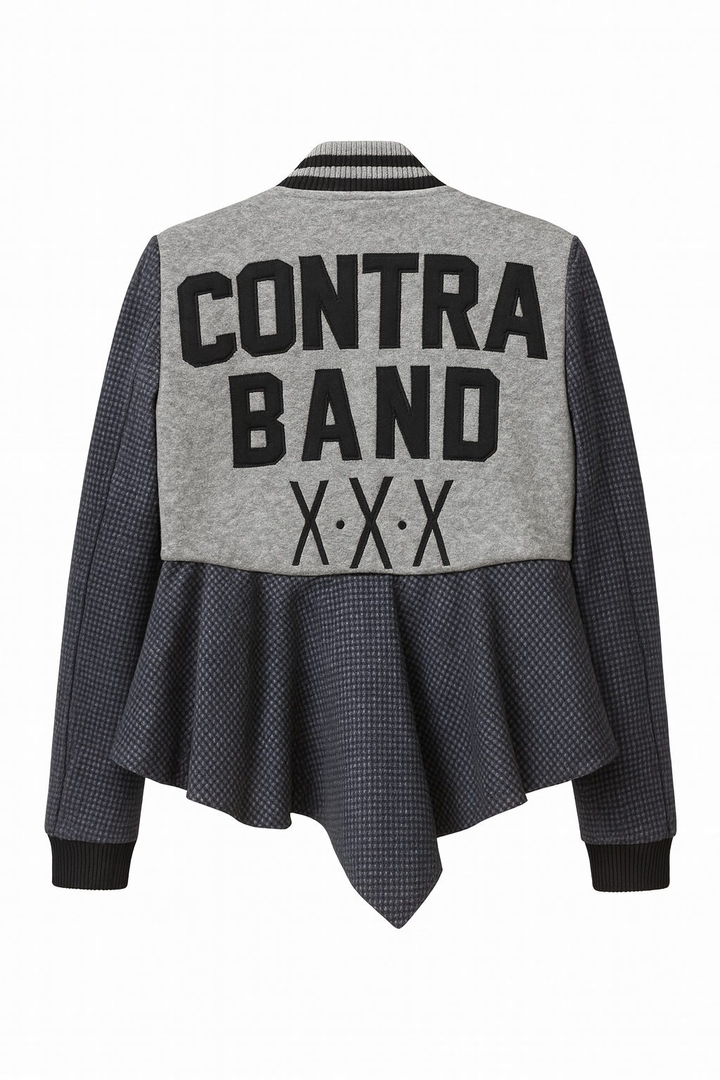 The contraband architect, varsity jacket