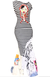 The Custom It Girl Ragdoll Tshirt Maxi Dress