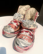 Destroyed & Distressed Glam Sneakers