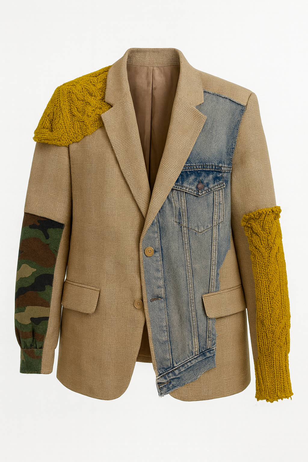 Patchwork Command Blazer