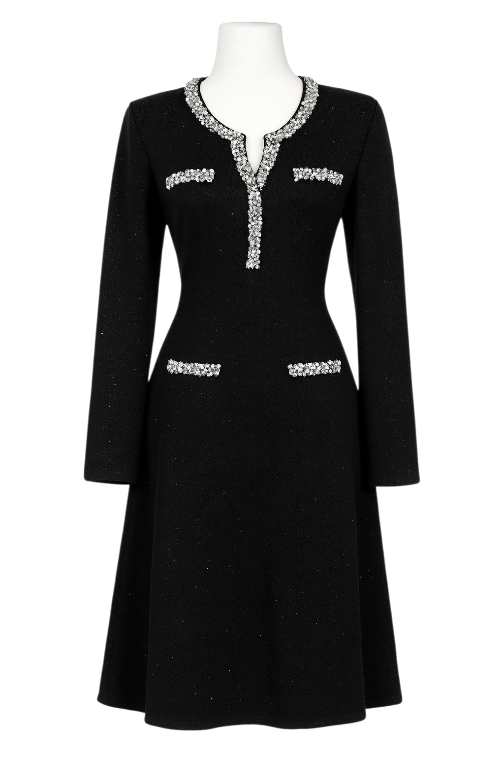 Crystal Ledger Midnight Dress